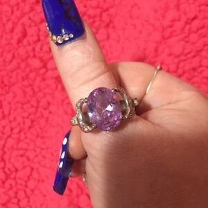 Elegant Purple Gemstone Ring